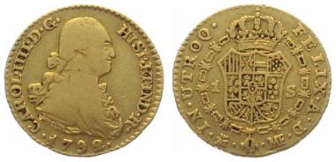 Spanien 1 Escudo 1792 - Carlos IV